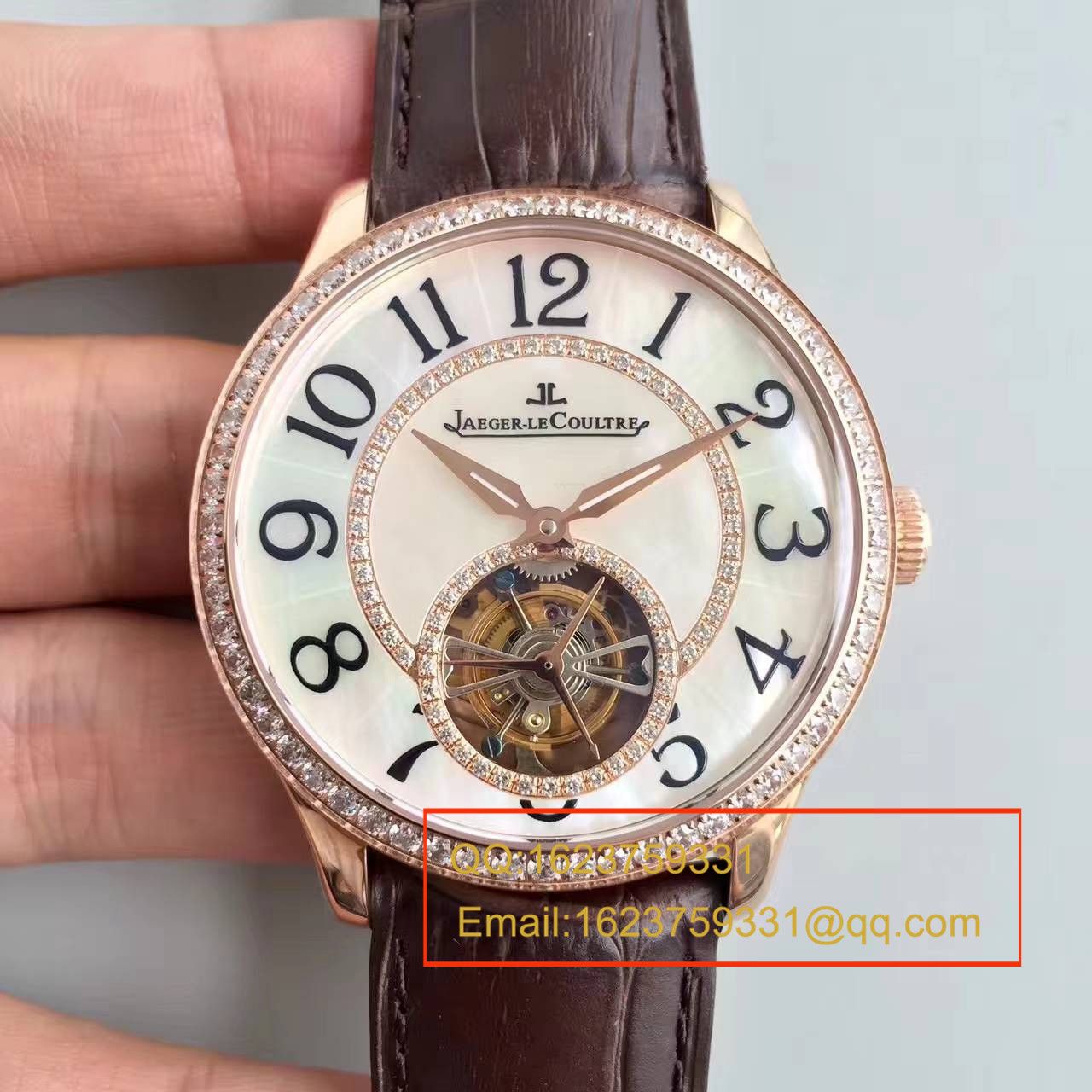 【TF Factory 一比一超A精仿手表】 Jaeger-LeCoultre  Rendez-Vous Q3412405 Tourbillon  wrist watch  / JJ080