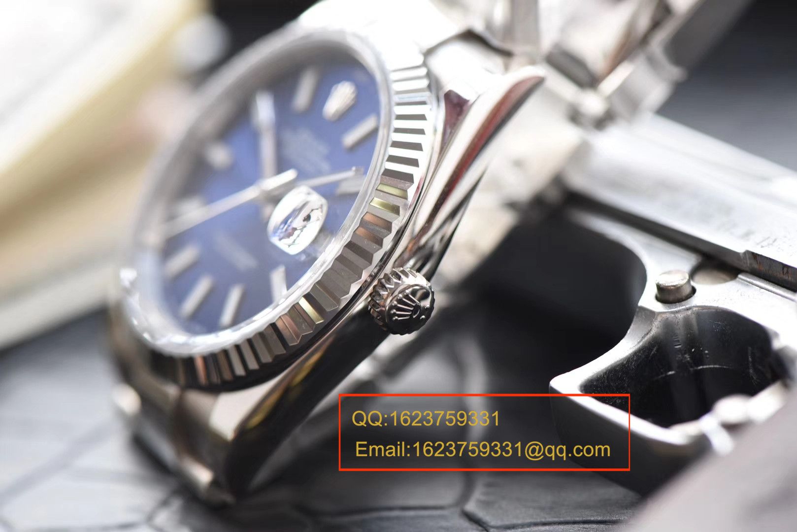 【 Video analysis N Factory 1:1 top 复刻高仿表】 Rolex   Datejust 系列116334-72210蓝盘机械 wrist watch  / RBD095.1