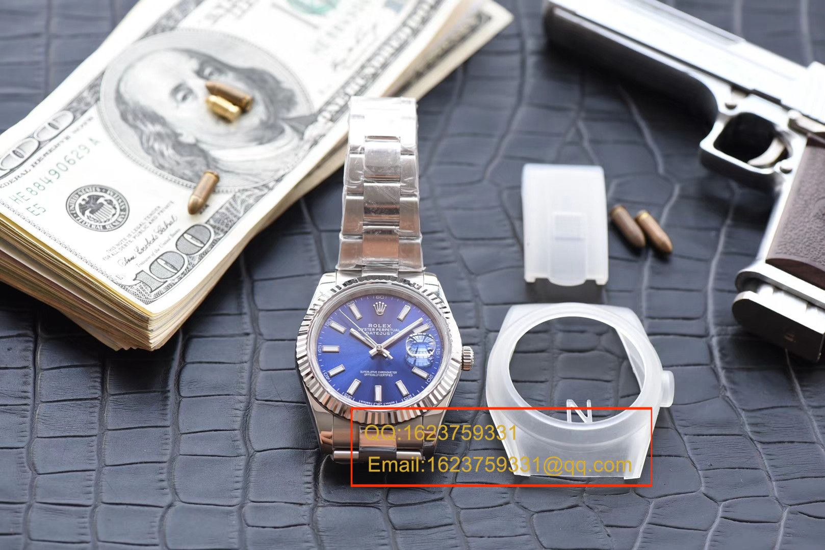 【 Video analysis N Factory 1:1 top 复刻高仿表】 Rolex   Datejust 系列116334-72210蓝盘机械 wrist watch  / RBD095.1