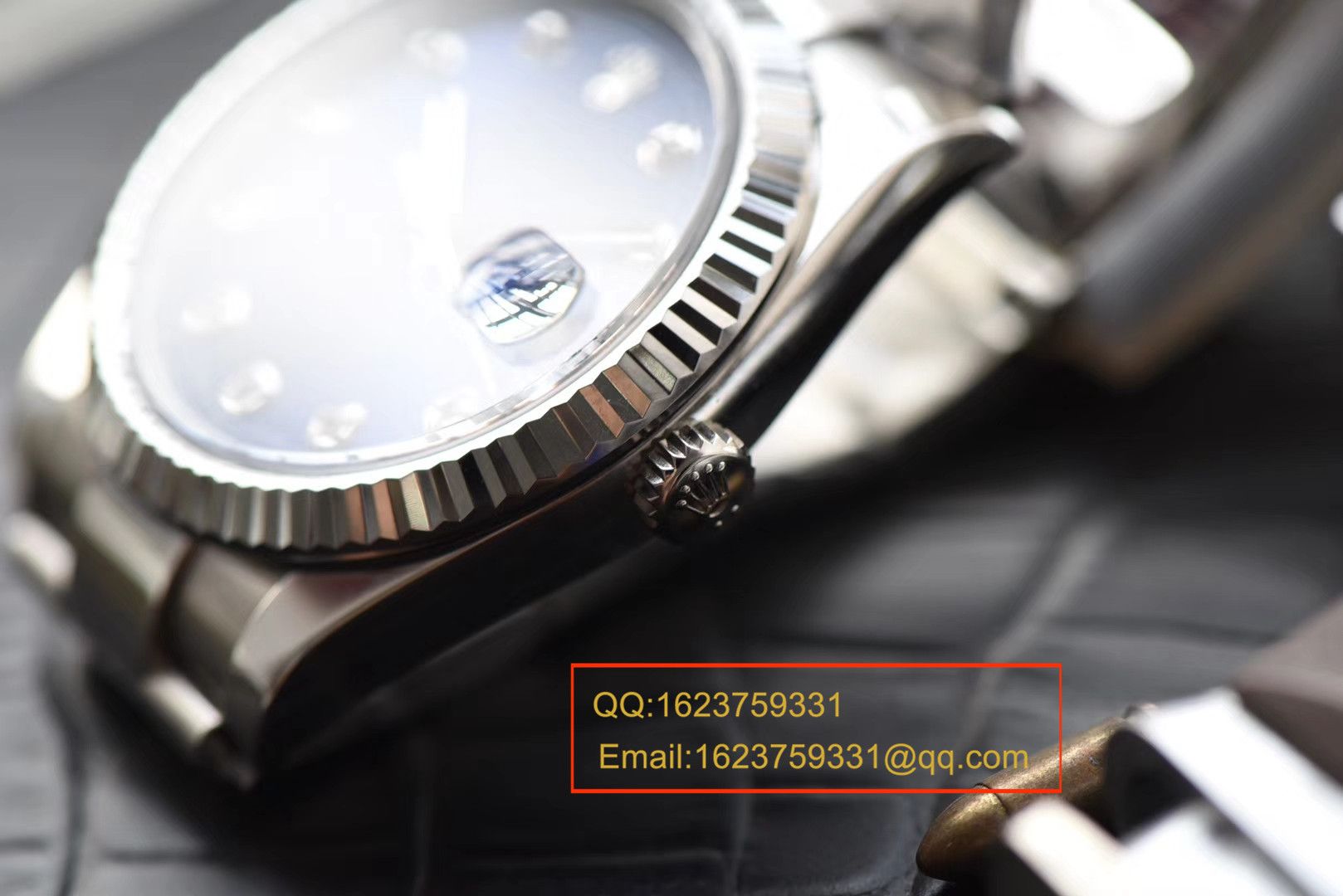 【 Video analysis N Factory 一比一复刻高仿手表】 Rolex   Datejust 系列116234蓝盘镶嵌钻石 wrist watch  / RBD088