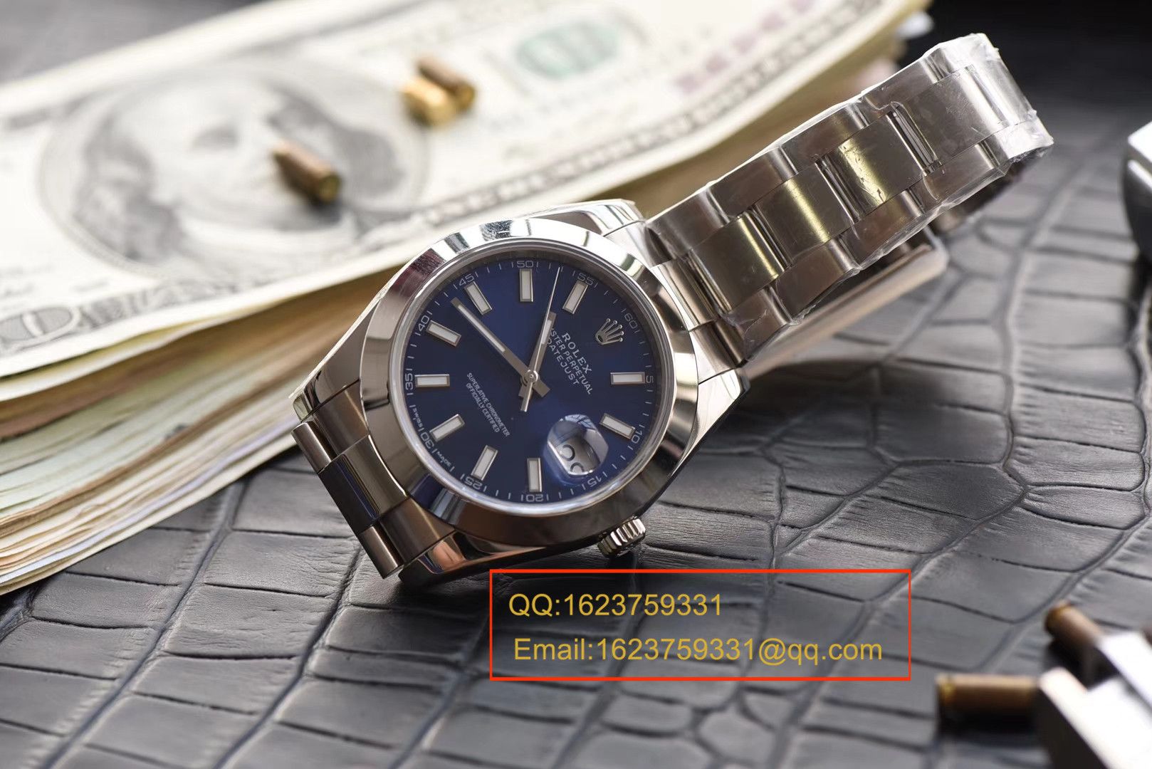 【 Video analysis N Factory 一比一超A高仿手表】 Rolex   Datejust 系列116300蓝盘 wrist watch  / RBD187