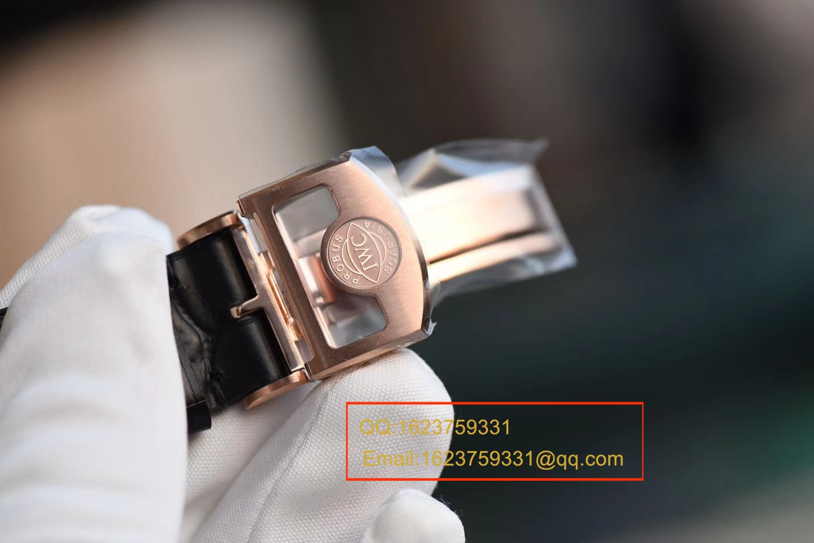 【YL一比一超A高仿手表】 IWC 葡萄牙年历 wrist watch  IWC 年历玫瑰金黑面款 / WG125