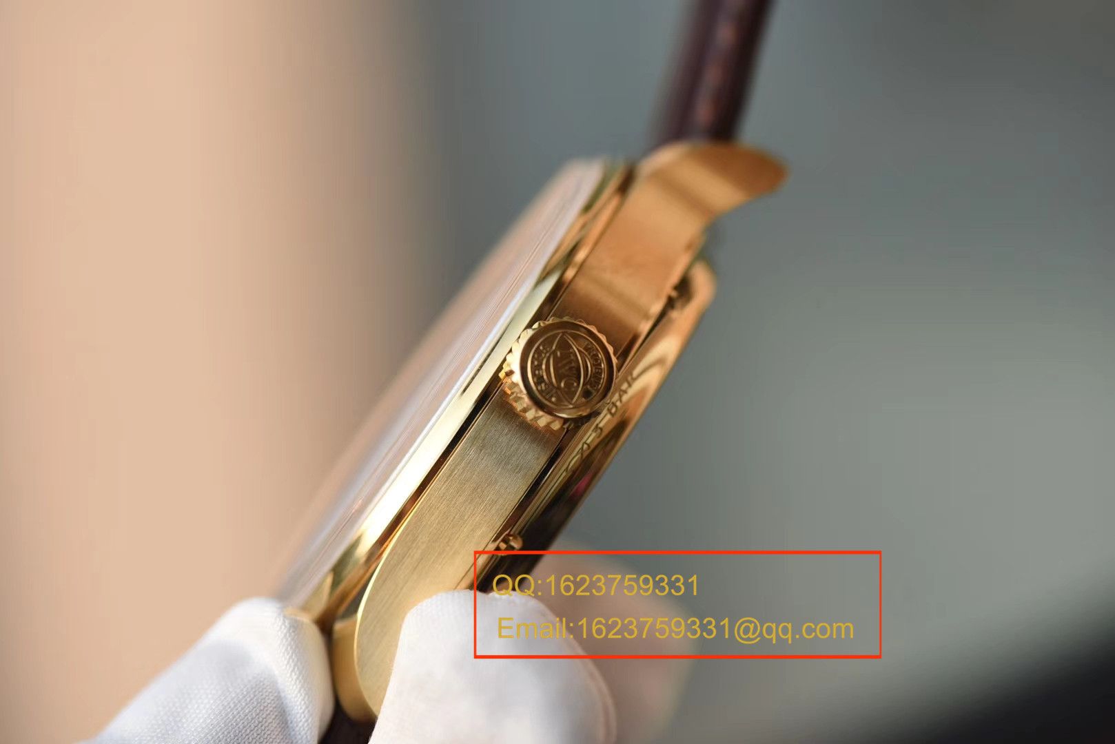 【YL一比一超A高精仿手表】 IWC 葡萄牙年历 wrist watch 系列 IWC 年历黄金壳白面款 / WG105