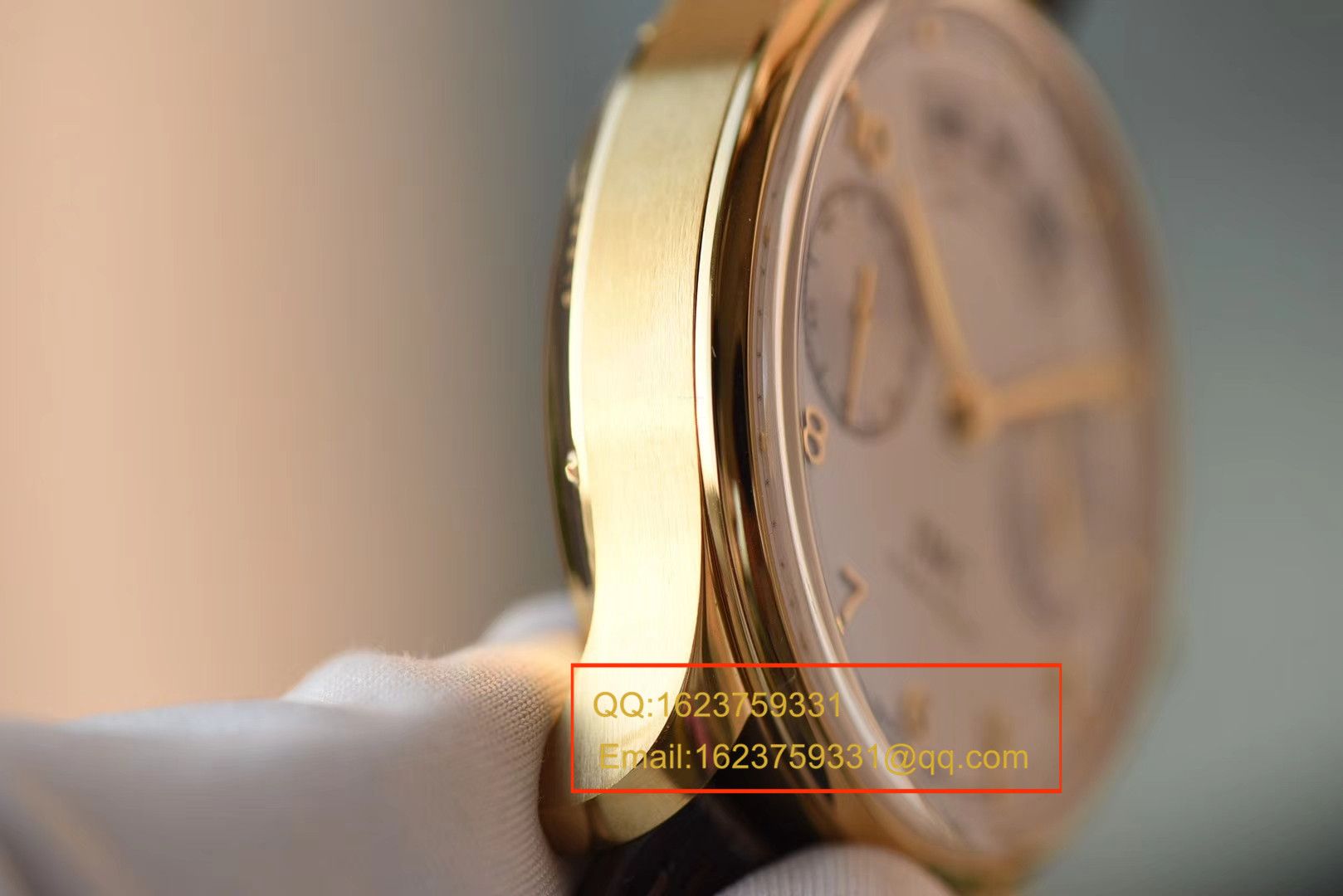 【YL一比一超A高精仿手表】 IWC 葡萄牙年历 wrist watch 系列 IWC 年历黄金壳白面款 / WG105