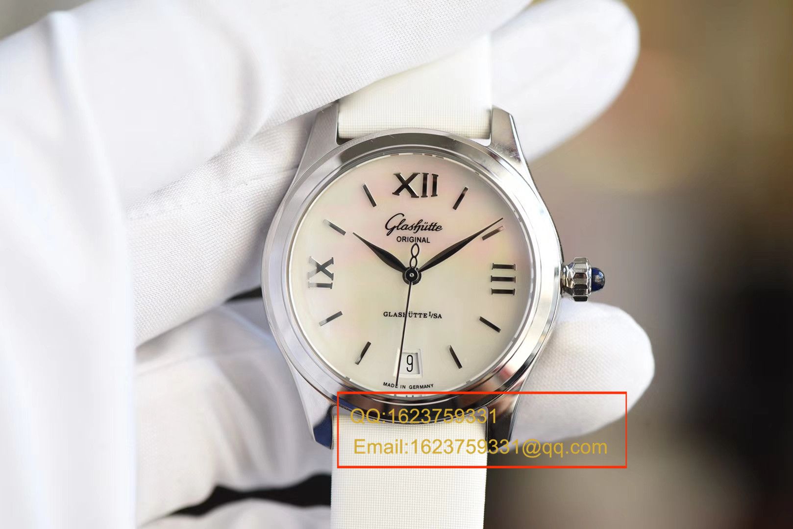 【FK一比一超A高仿手表】glashuette original原创女表系列39-22-08-02-44女士 wrist watch  / GLA045