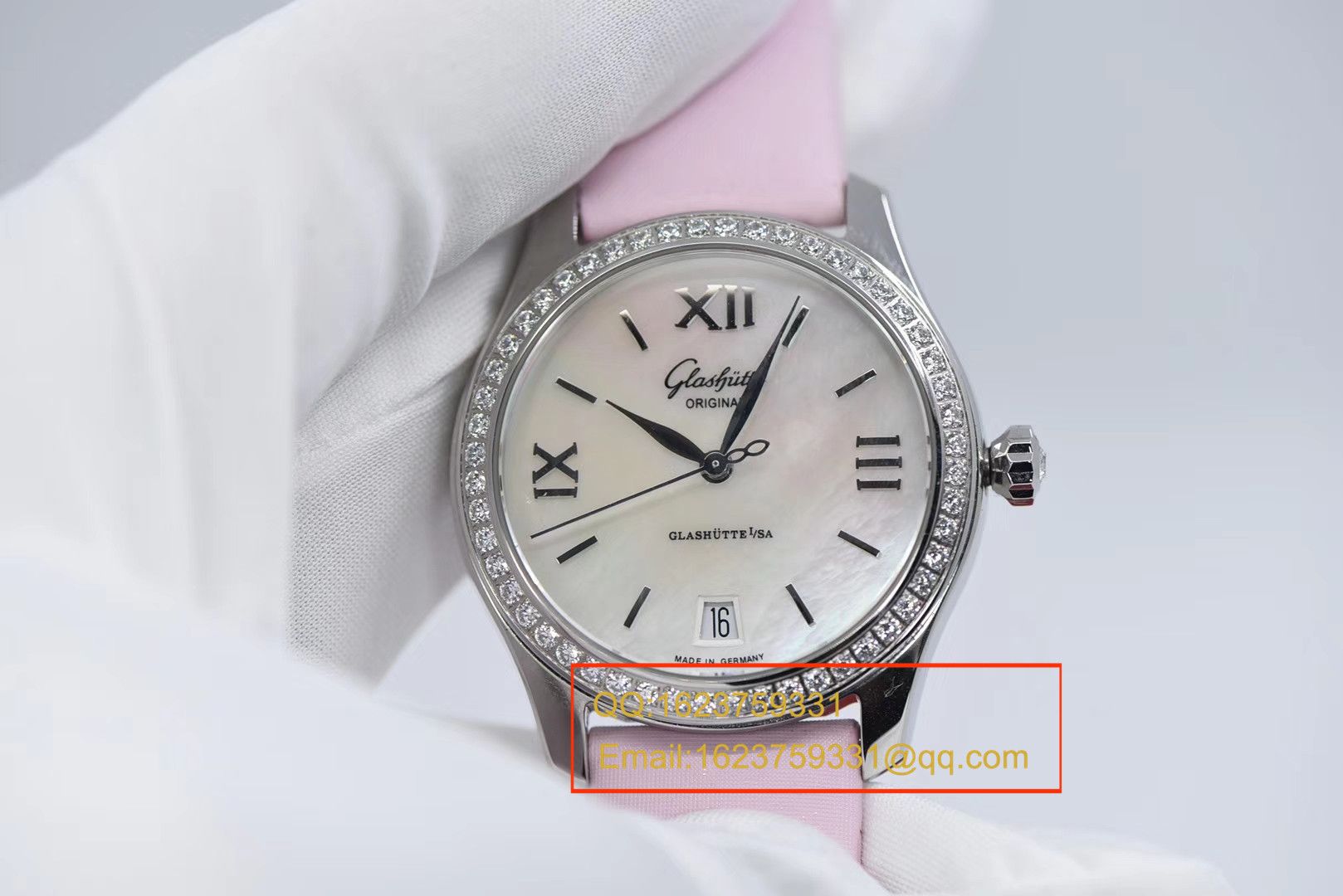 【FK一比一超A高仿手表】glashuette original原创女表系列39-22-08-22-44 wrist watch  / GLA049