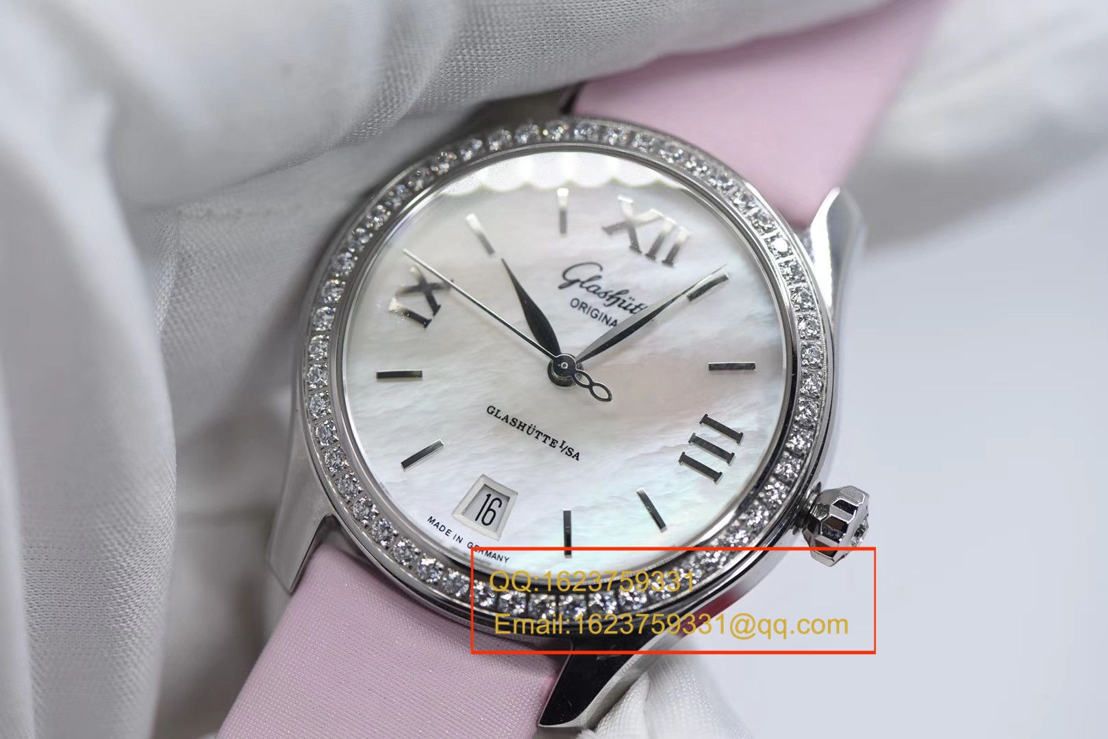 【FK一比一超A高仿手表】glashuette original原创女表系列39-22-08-22-44 wrist watch  / GLA049