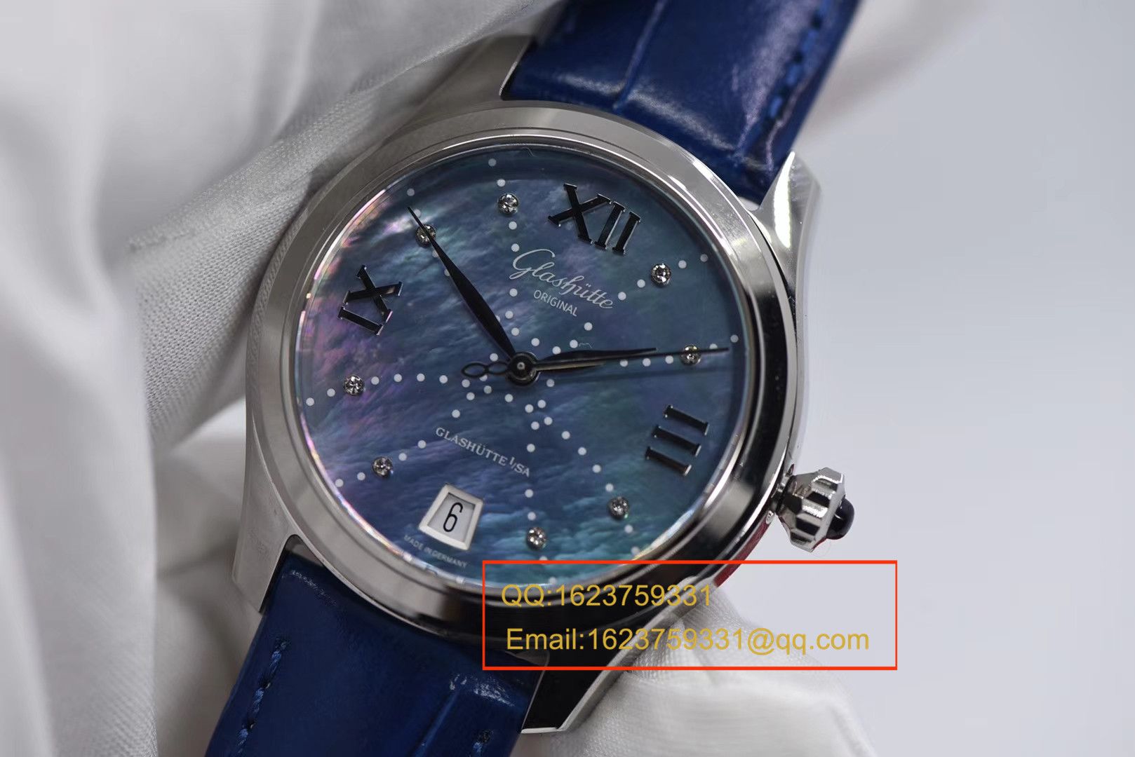 【FK一比一超A复刻高仿手表】glashuette original原创女表系列 1-39-22-11-02-04 wrist watch  / GLA050