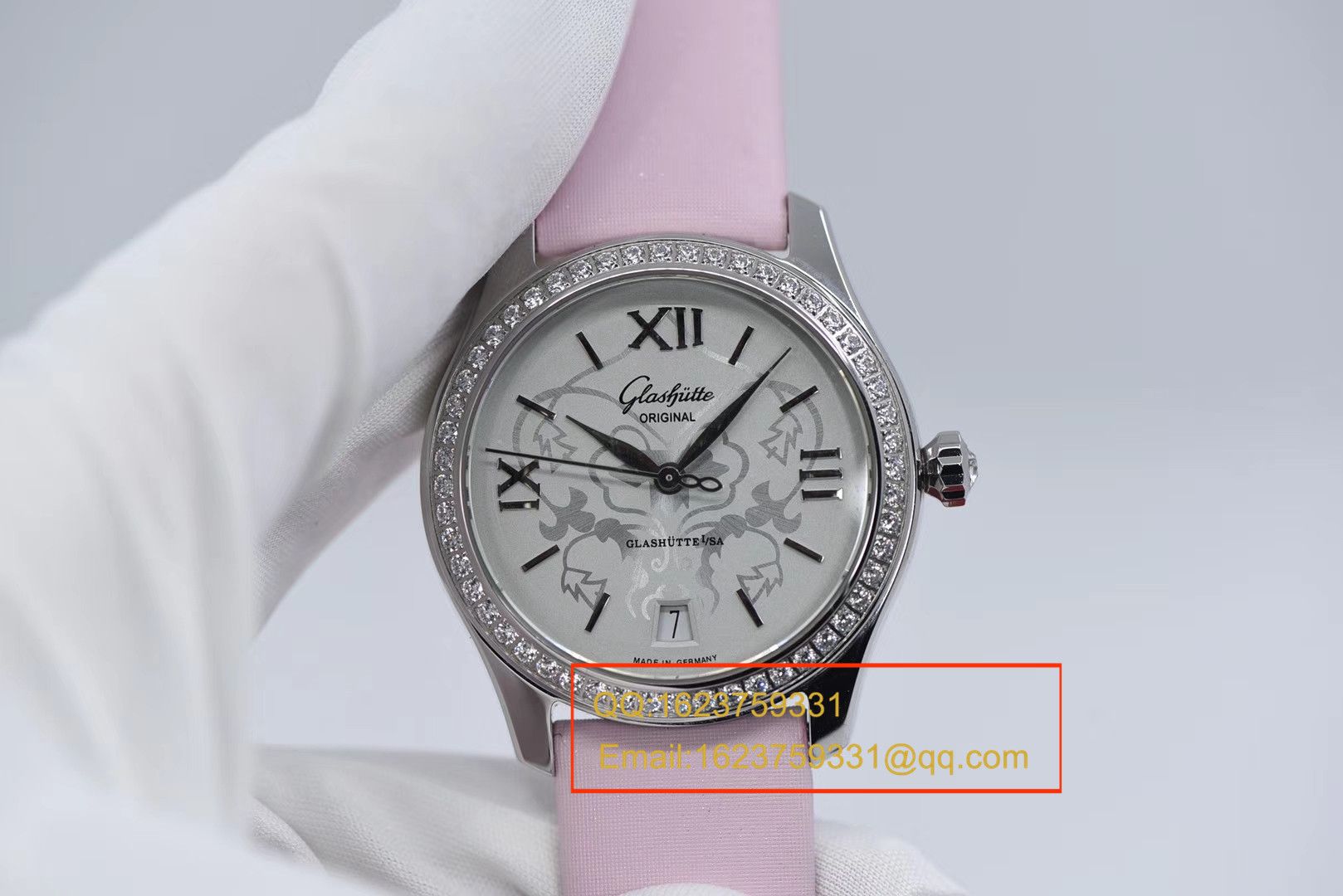 【FK一比一超A精高仿女表】glashuette original原创女表系列1-39-22-03-22-44 wrist watch  / GLA048