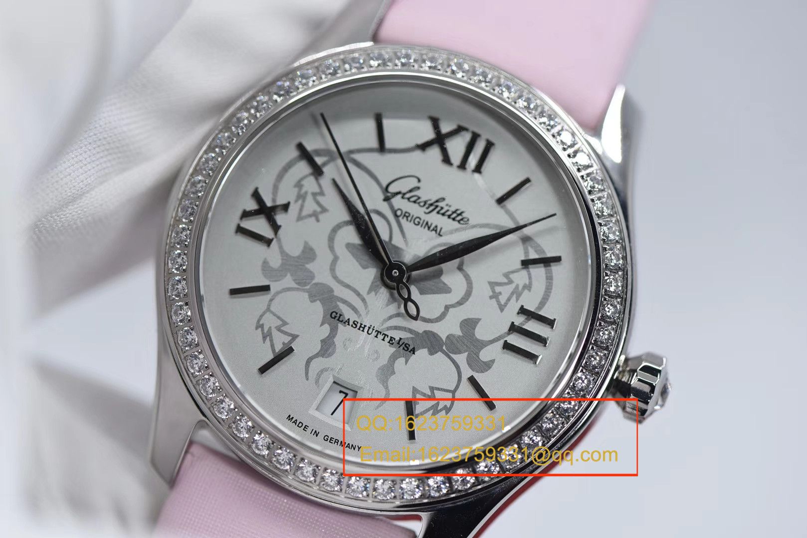 【FK一比一超A精高仿女表】glashuette original原创女表系列1-39-22-03-22-44 wrist watch  / GLA048