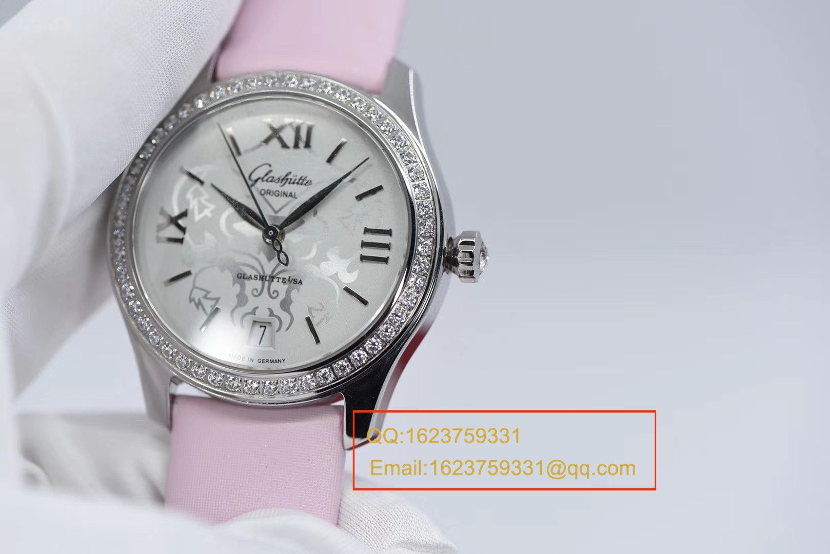 【FK一比一超A精高仿女表】glashuette original原创女表系列1-39-22-03-22-44 wrist watch  / GLA048