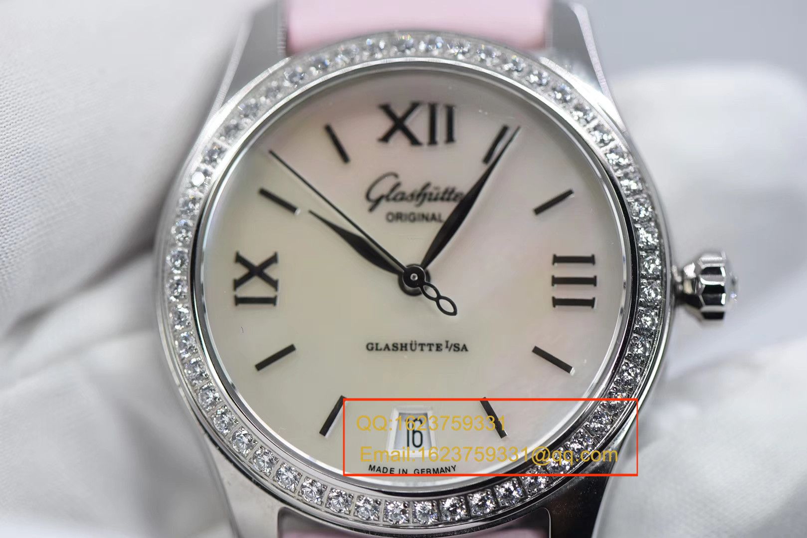 【FK一比一超A精高仿女表】glashuette original原创女表系列1-39-22-03-22-44 wrist watch  / GLA048