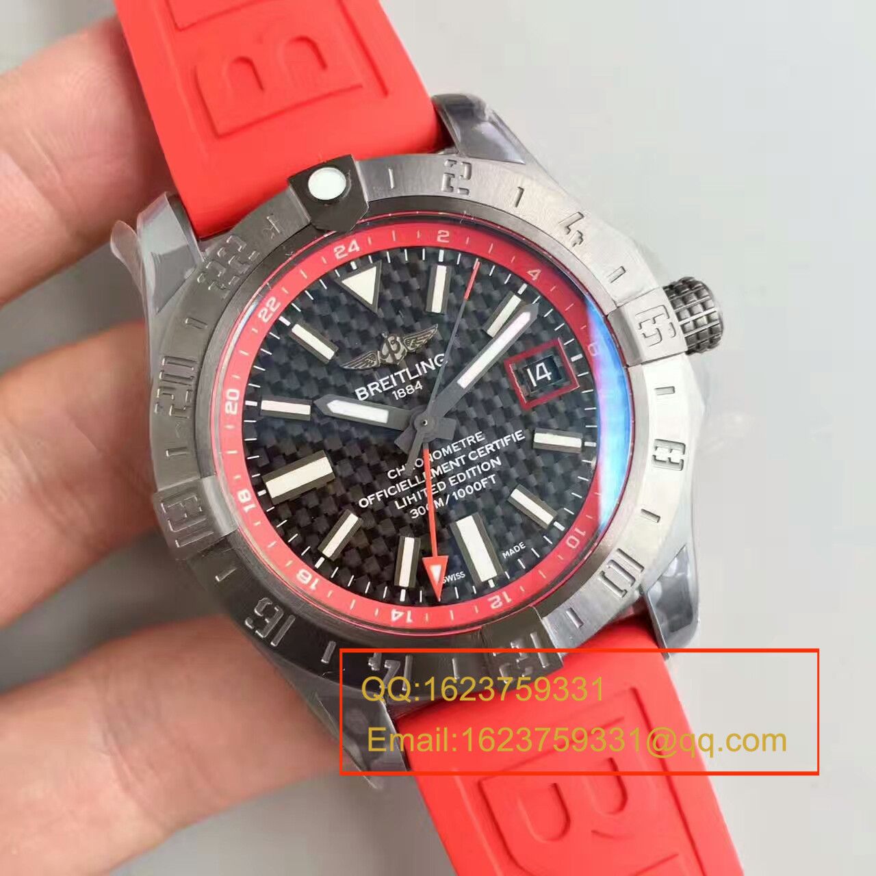 【GF一比一超A高仿手表】全新 Breitling 复仇者二代世界时间黑钢中国大陆限量版（Avenger II GMT Blacksteel China Edition） / BL013
