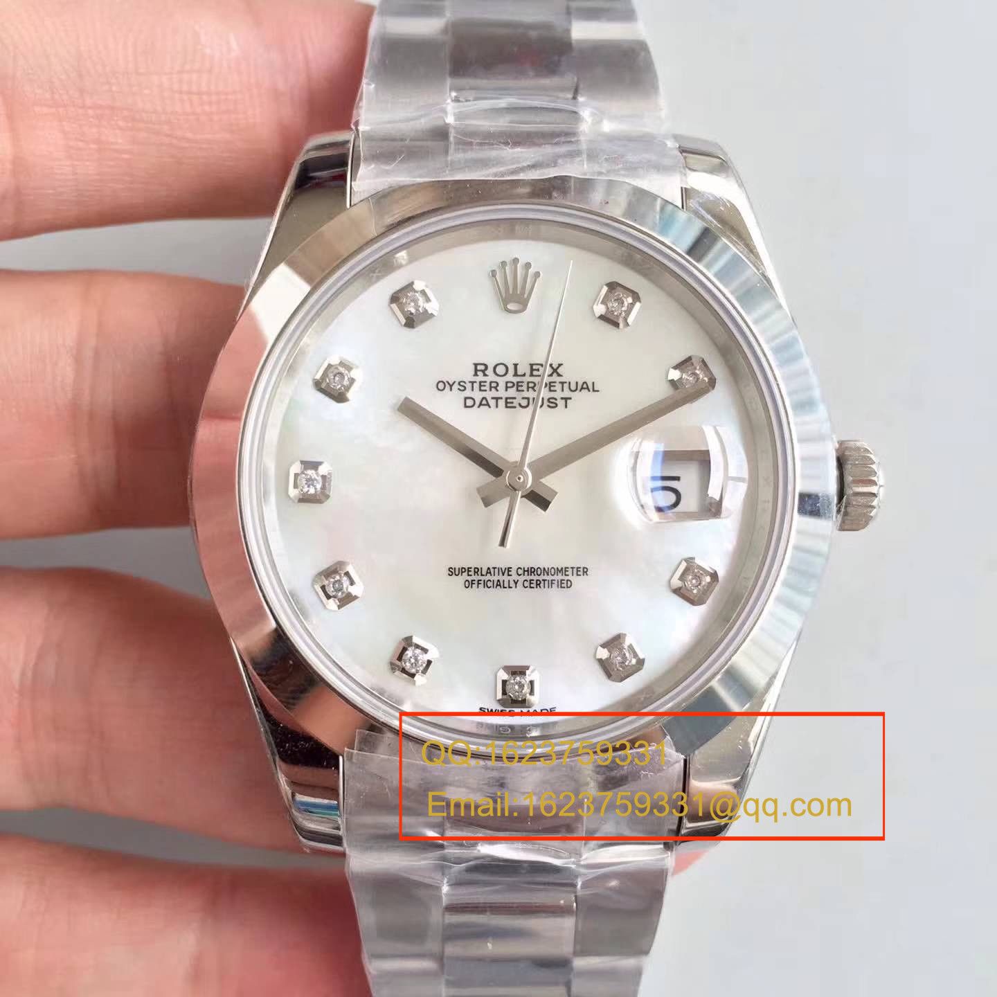 【N Factory 1:1超A高仿手表】 Rolex   Datejust 系列M126334-0020 wrist watch  / RBD117