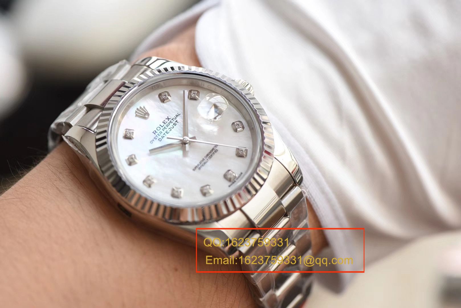 【N Factory 1:1超A高仿手表】 Rolex   Datejust 系列M126334-0020 wrist watch  / RBD117