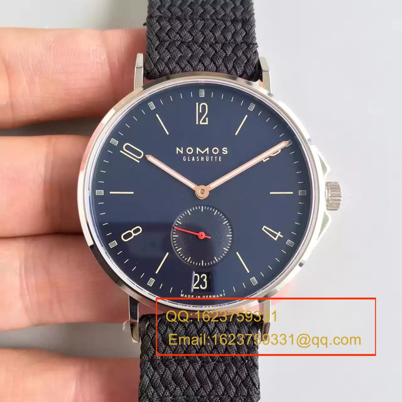 【OS Factory 一比一 top 复刻高仿手表】NOMOS（诺莫斯）Ahoi系列 550/551/552/553首款潜水表搭配尼龙带 wrist watch  / NO001