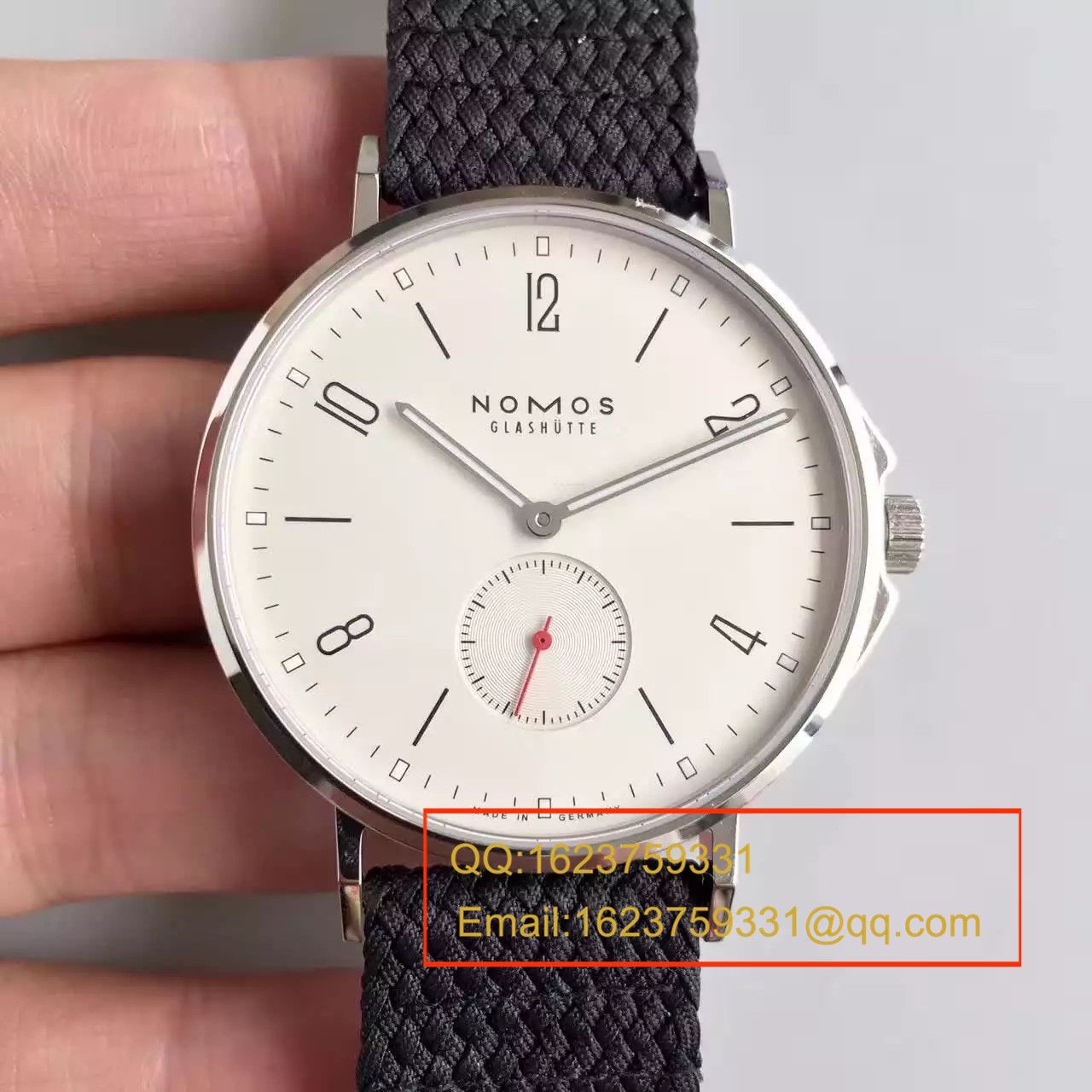 【OS Factory 一比一 top 复刻高仿手表】NOMOS（诺莫斯）Ahoi系列 550/551/552/553首款潜水表搭配尼龙带 wrist watch  / NO001