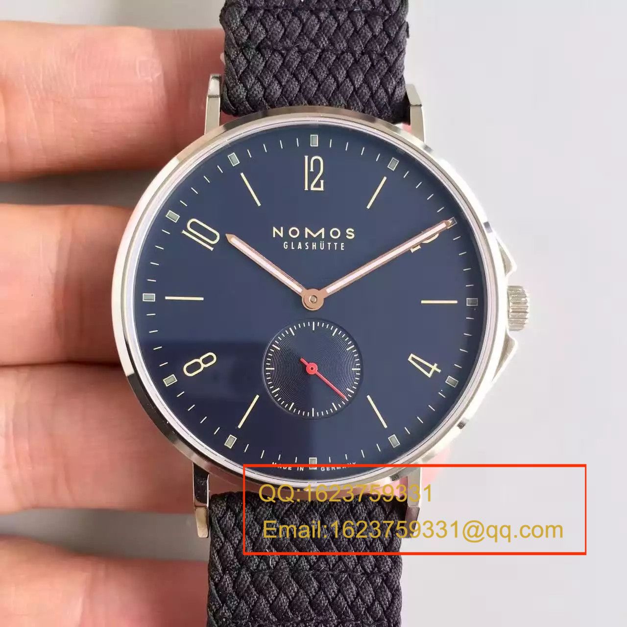 【OS Factory 一比一 top 复刻高仿手表】NOMOS（诺莫斯）Ahoi系列 550/551/552/553首款潜水表搭配尼龙带 wrist watch  / NO001