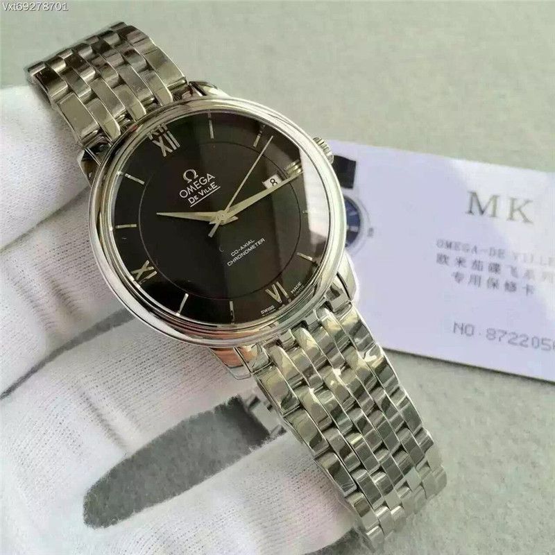 【实拍图鉴赏】MK Factory 1:1超A高仿手表之OMEGA碟飞系列424.13.40.20.02.001商务正装男表 / M218
