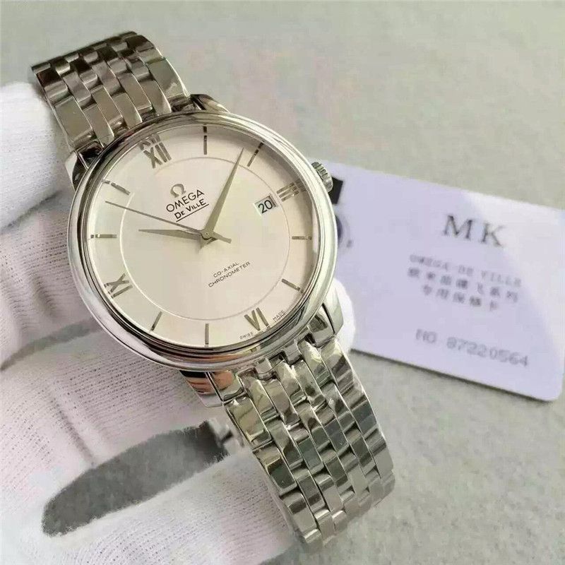 【实拍图鉴赏】MK Factory 1:1超A高仿手表之OMEGA碟飞系列424.13.40.20.02.001商务正装男表 / M218