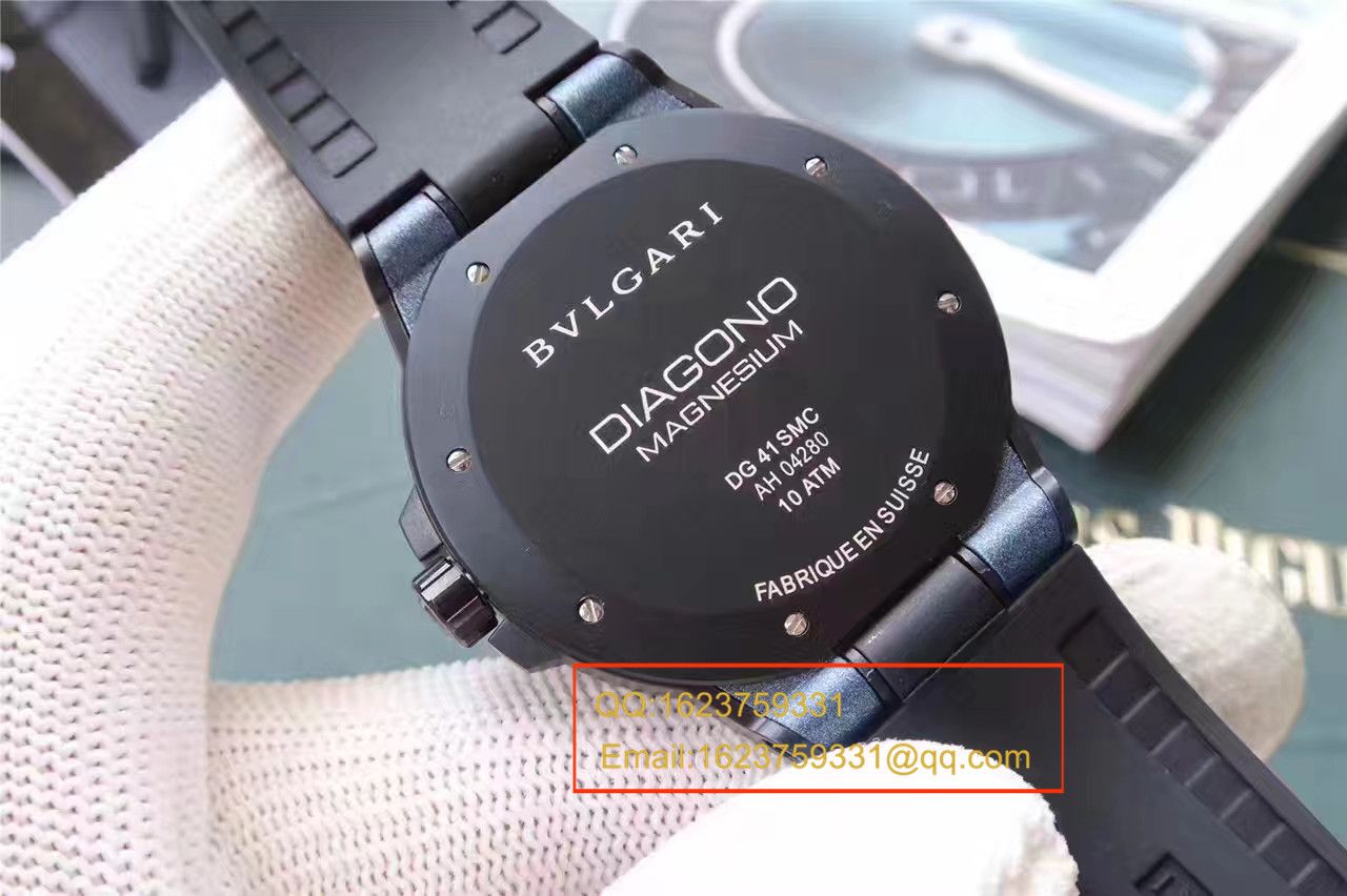 【GF Factory 1比1超A高仿手表】 BVLGARI DIAGONO系列102364 DG41C3SMCVD wrist watch  / BGB0012