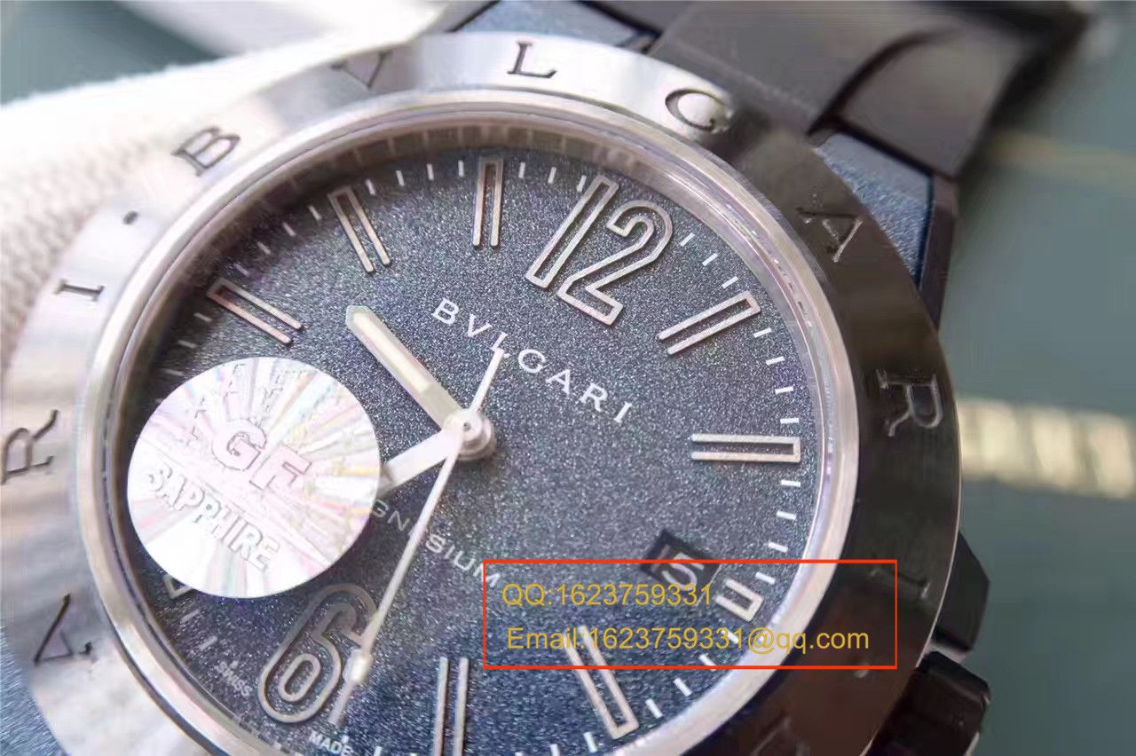 【GF Factory 1比1超A高仿手表】 BVLGARI DIAGONO系列102364 DG41C3SMCVD wrist watch  / BGB0012