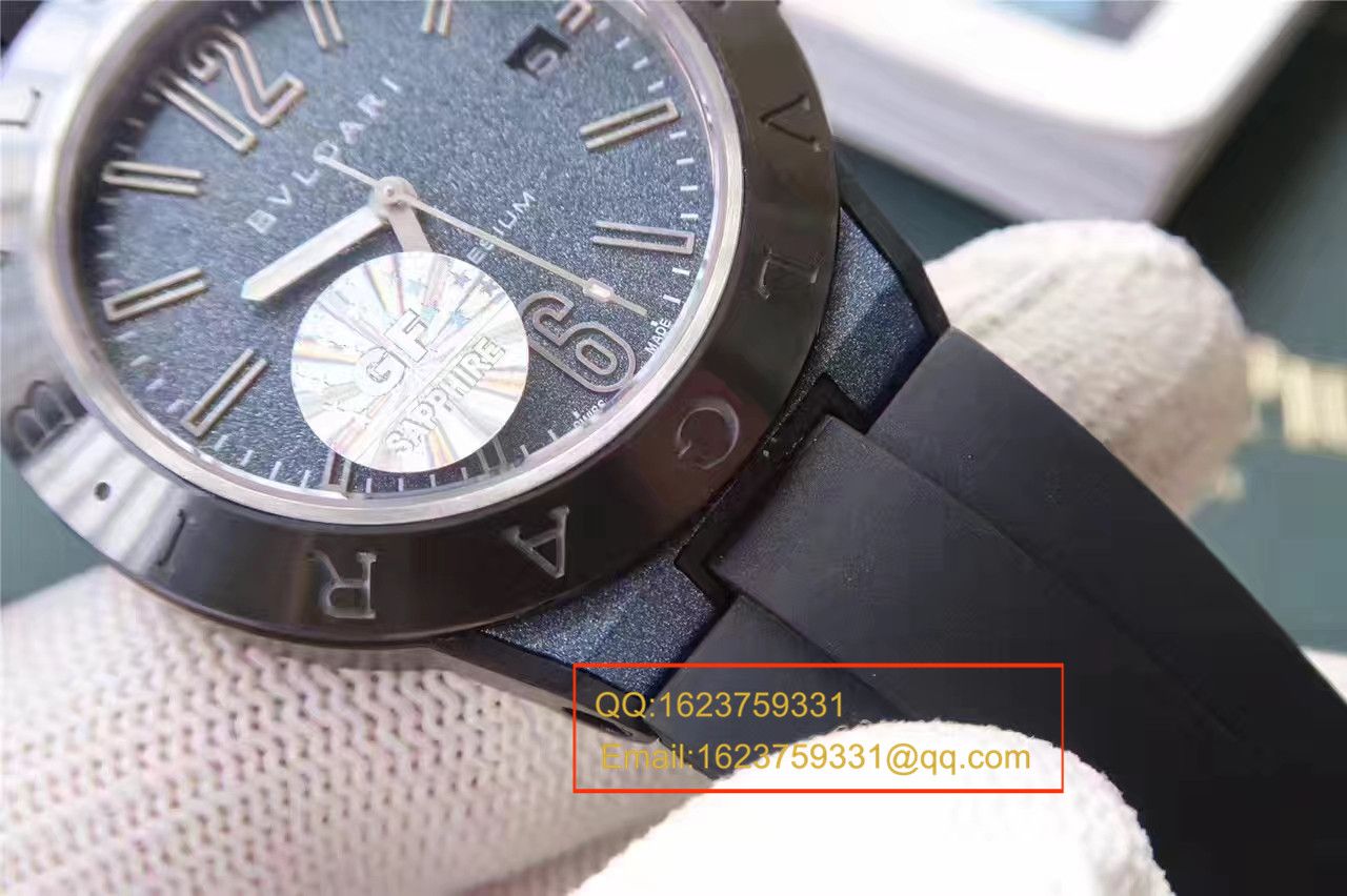 【GF Factory 1比1超A高仿手表】 BVLGARI DIAGONO系列102364 DG41C3SMCVD wrist watch  / BGB0012