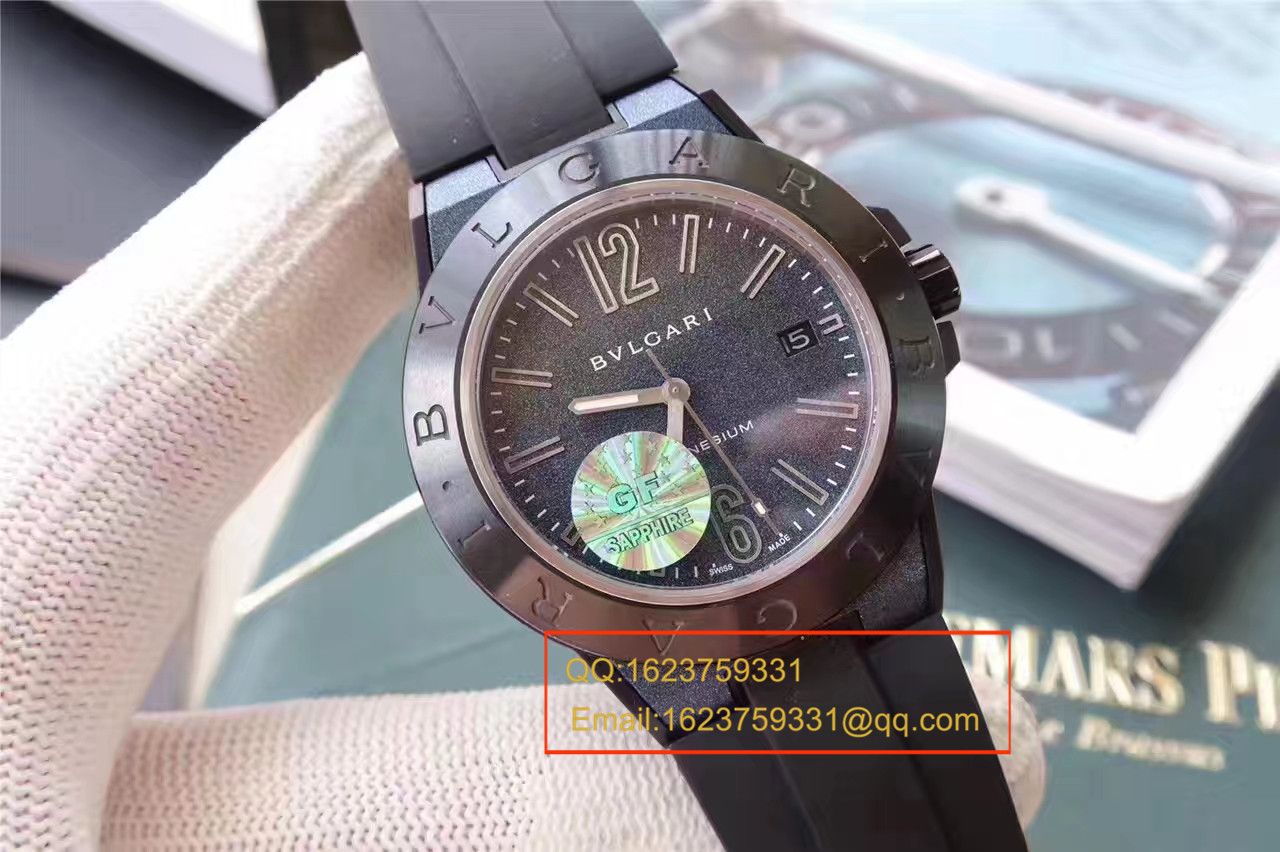 【GF Factory 1比1超A高仿手表】 BVLGARI DIAGONO系列102364 DG41C3SMCVD wrist watch  / BGB0012