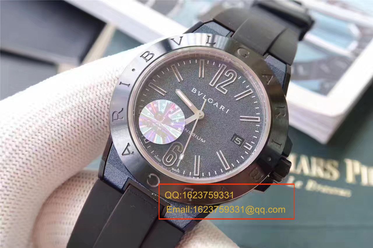 【GF Factory 1比1超A高仿手表】 BVLGARI DIAGONO系列102364 DG41C3SMCVD wrist watch  / BGB0012