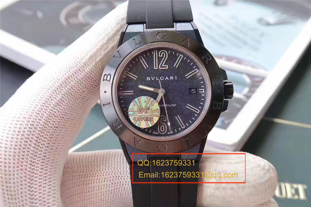【GF Factory 1比1超A高仿手表】 BVLGARI DIAGONO系列102364 DG41C3SMCVD wrist watch  / BGB0012