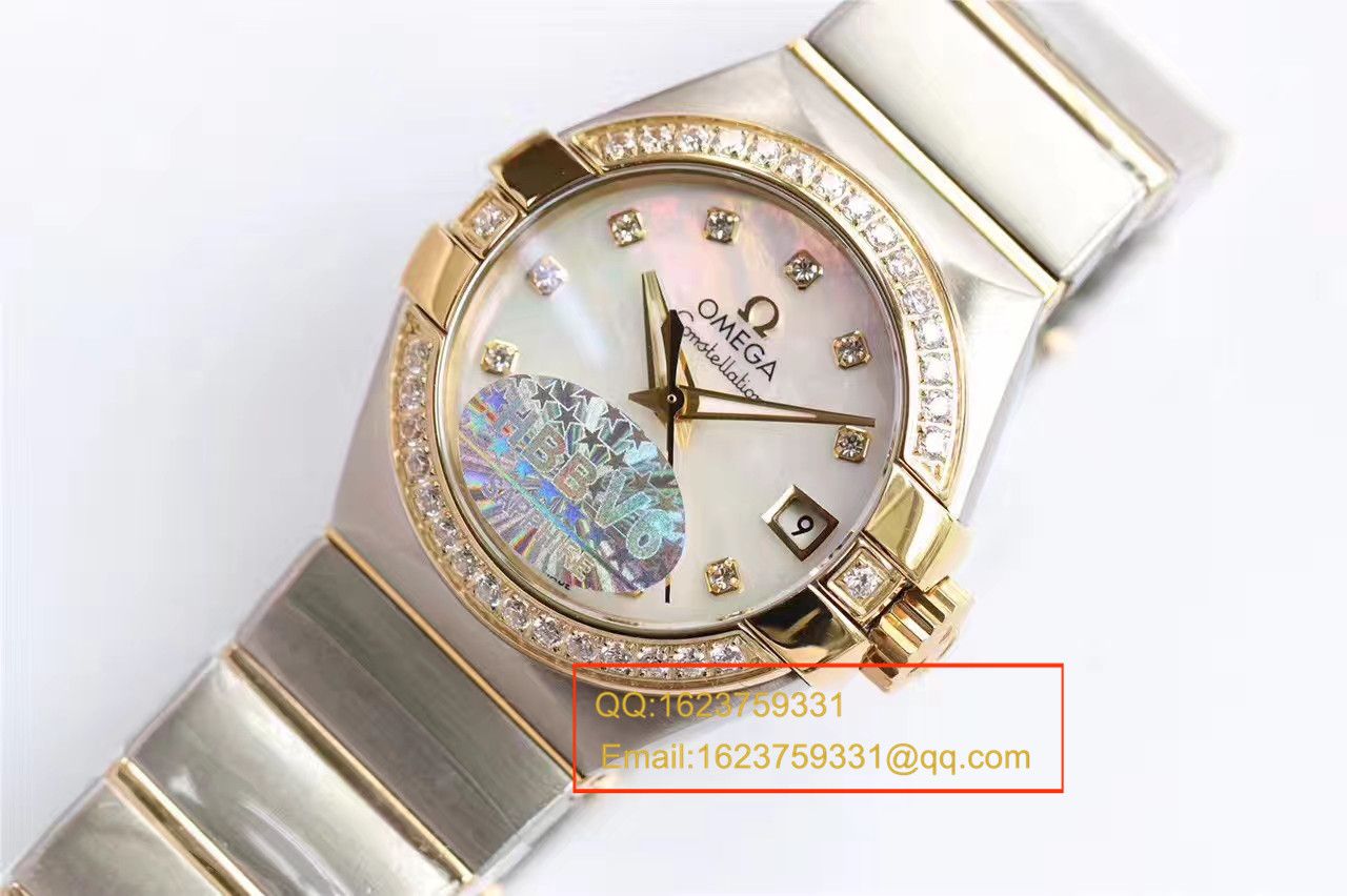 【HBBV6 Factory 一比一超A高仿 wrist watch 】OMEGA Constellation 系列PLUMA轻羽 wrist watch 123.10.27.20.57.001女士机械 / M287