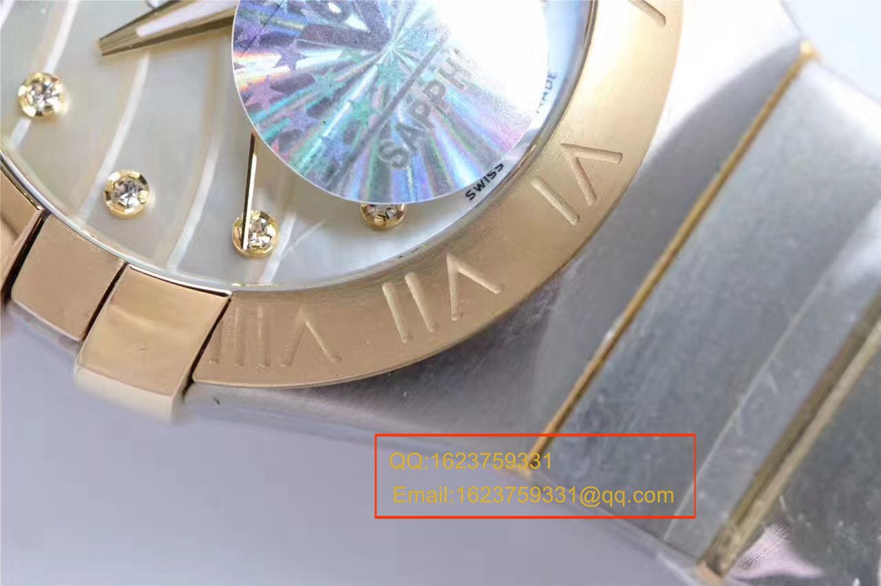 【HBBV6 Factory 一比一超A高仿 wrist watch 】OMEGA Constellation 系列PLUMA轻羽 wrist watch 123.10.27.20.57.001女士机械 / M287