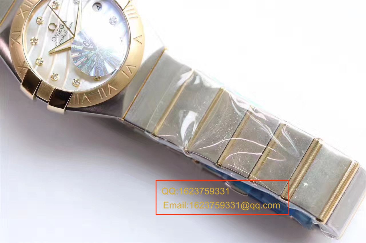 【HBBV6 Factory 一比一超A高仿 wrist watch 】OMEGA Constellation 系列PLUMA轻羽 wrist watch 123.10.27.20.57.001女士机械 / M287