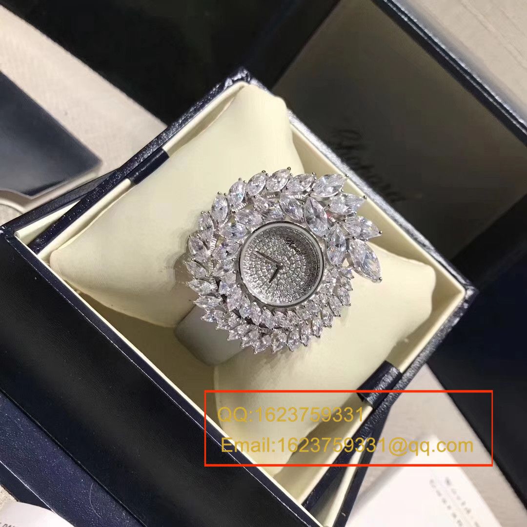 【 Chopard 钻石手表139419高品质】 Chopard 钻石手表系列139419-1001女士 wrist watch  / XB012
