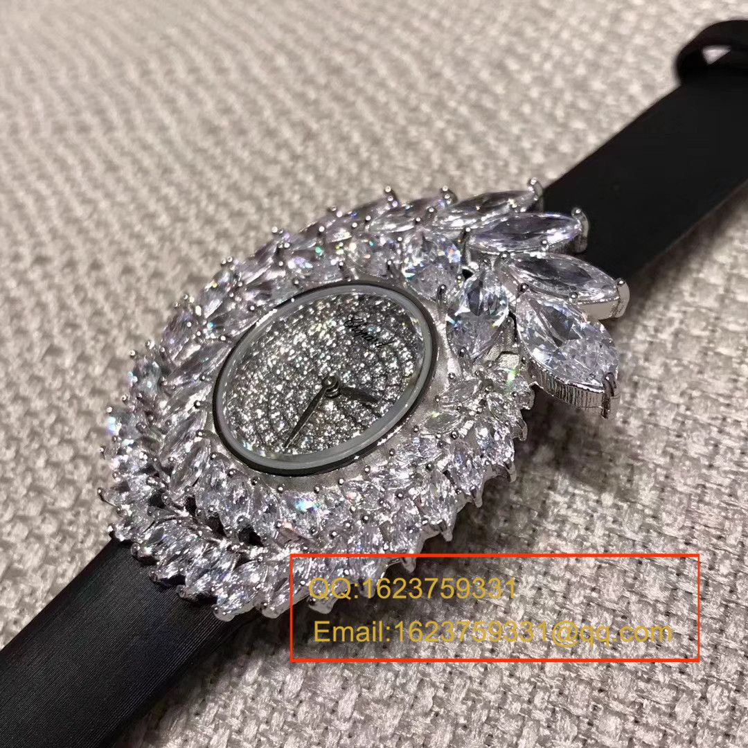 【 Chopard 钻石手表139419高品质】 Chopard 钻石手表系列139419-1001女士 wrist watch  / XB012
