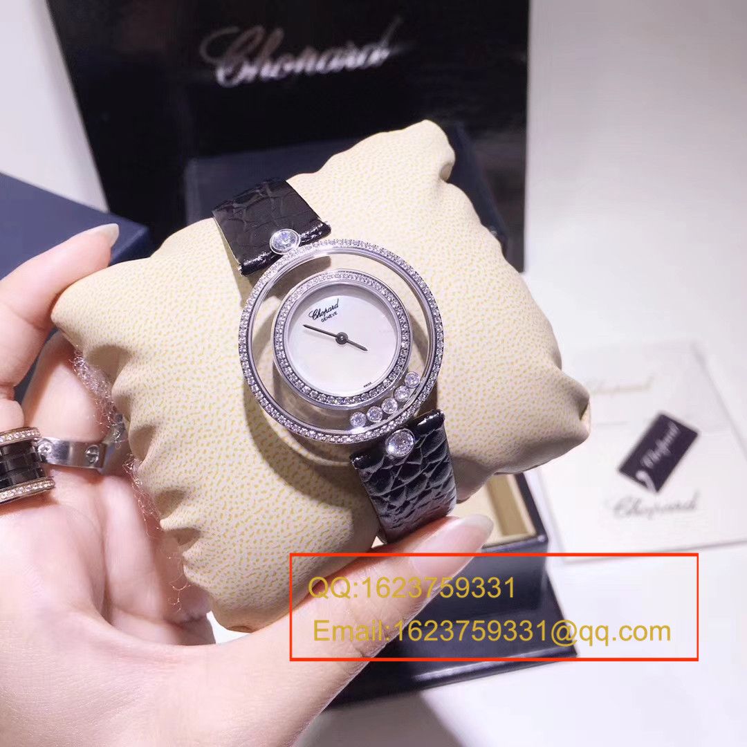  Chopard 四叶草高仿复刻HAPPY DIAMONDS系列203957-1201女士石英 wrist watch  / XB010