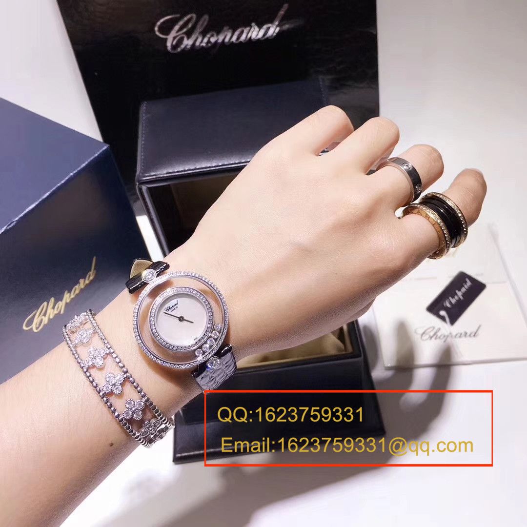  Chopard 四叶草高仿复刻HAPPY DIAMONDS系列203957-1201女士石英 wrist watch  / XB010