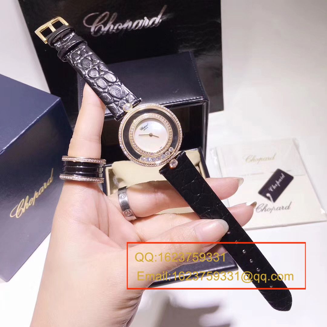  Chopard 四叶草高仿复刻HAPPY DIAMONDS系列203957-1201女士石英 wrist watch  / XB010