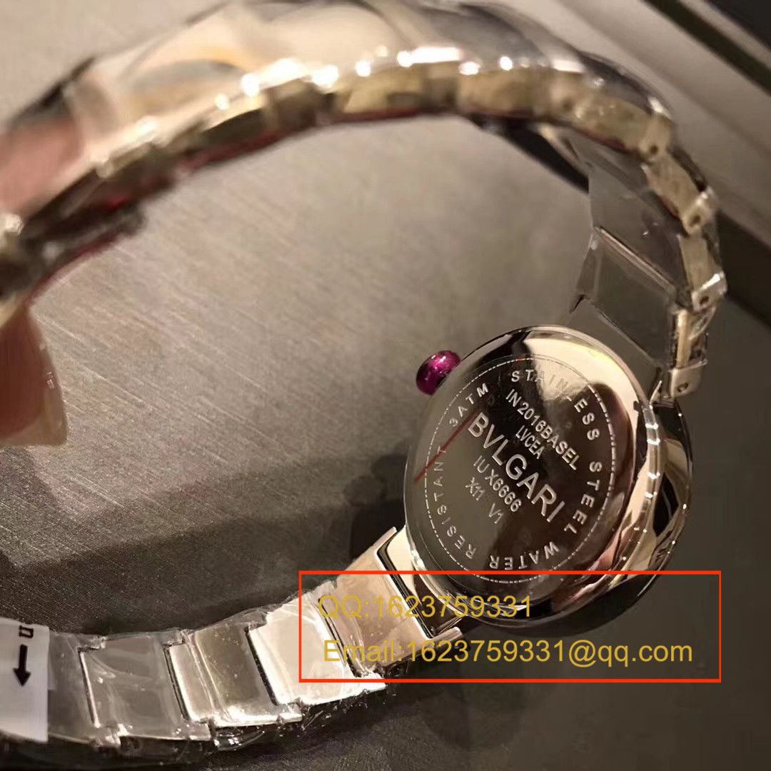 【BV Factory 一比一超A精高仿手表】 BVLGARI LVCEA系列102198 LU33WSPGSPGD/11女士 wrist watch  / BG017