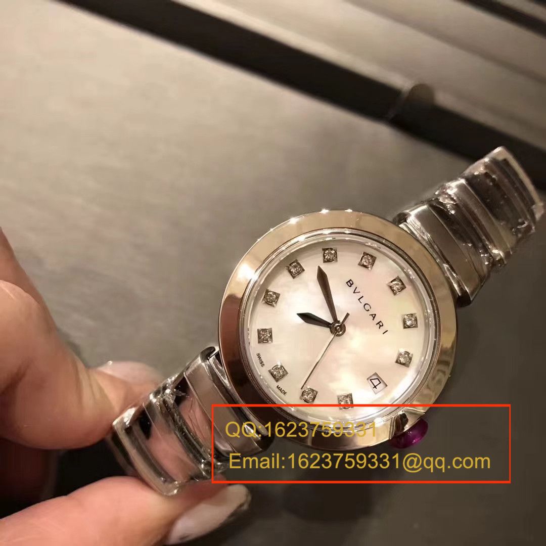 【BV Factory 一比一超A精高仿手表】 BVLGARI LVCEA系列102198 LU33WSPGSPGD/11女士 wrist watch  / BG017
