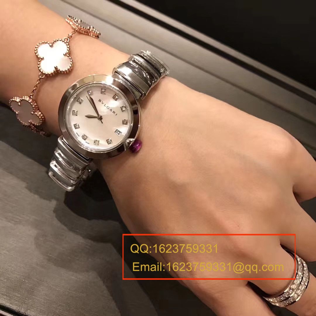 【BV Factory 一比一超A精高仿手表】 BVLGARI LVCEA系列102198 LU33WSPGSPGD/11女士 wrist watch  / BG017