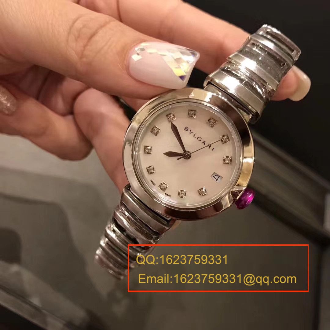 【BV Factory 一比一超A精高仿手表】 BVLGARI LVCEA系列102198 LU33WSPGSPGD/11女士 wrist watch  / BG017