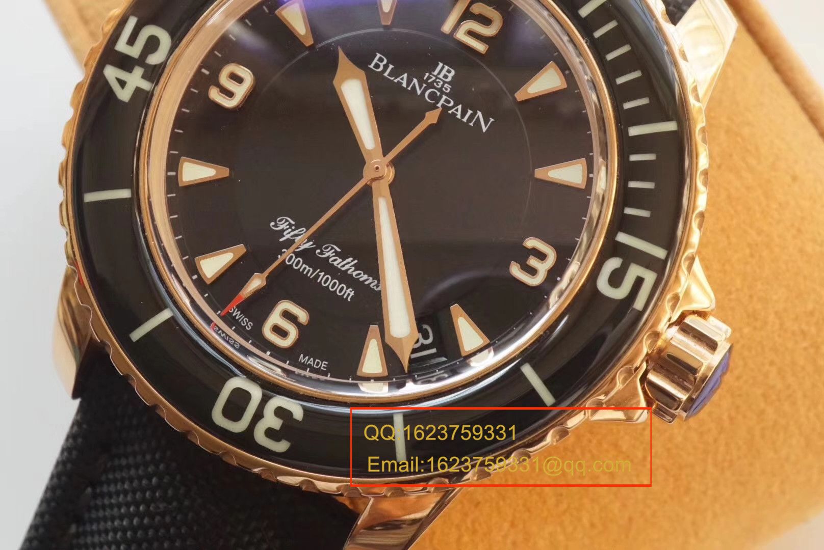 【ZF一比一超A高仿手表】Blancpain   Fifty Fathoms 系列5015-3630-52 自动机械 wrist watch  / BP034