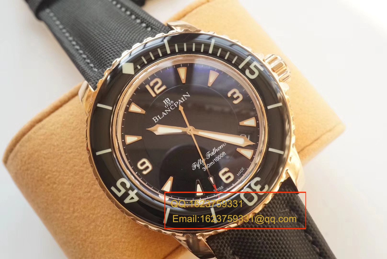 【ZF一比一超A高仿手表】Blancpain   Fifty Fathoms 系列5015-3630-52 自动机械 wrist watch  / BP034