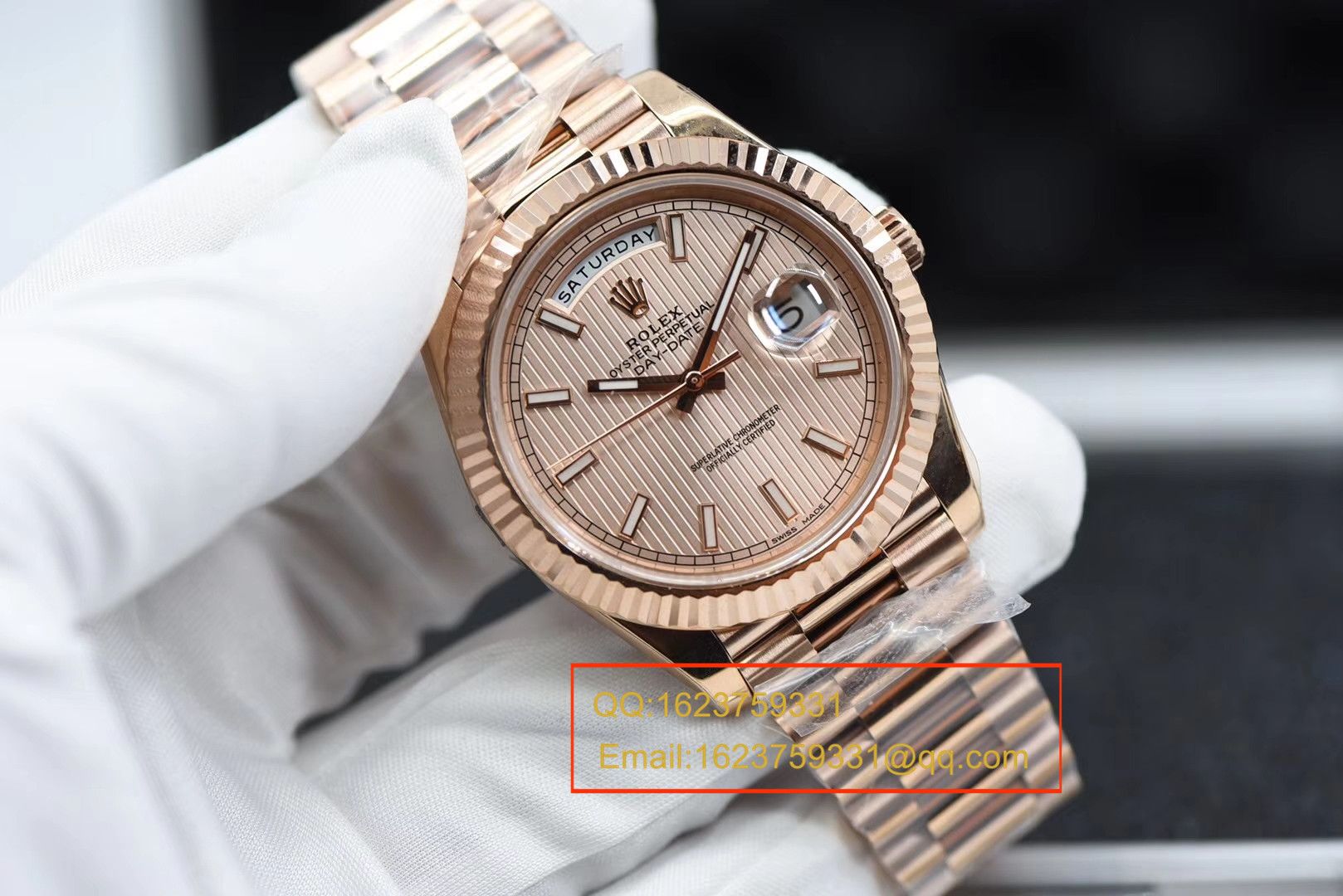 【 Video analysis N一比一超A高仿手表】 Rolex  Day-Date 型Day Date系列228235-83415 wrist watch  / RBE188