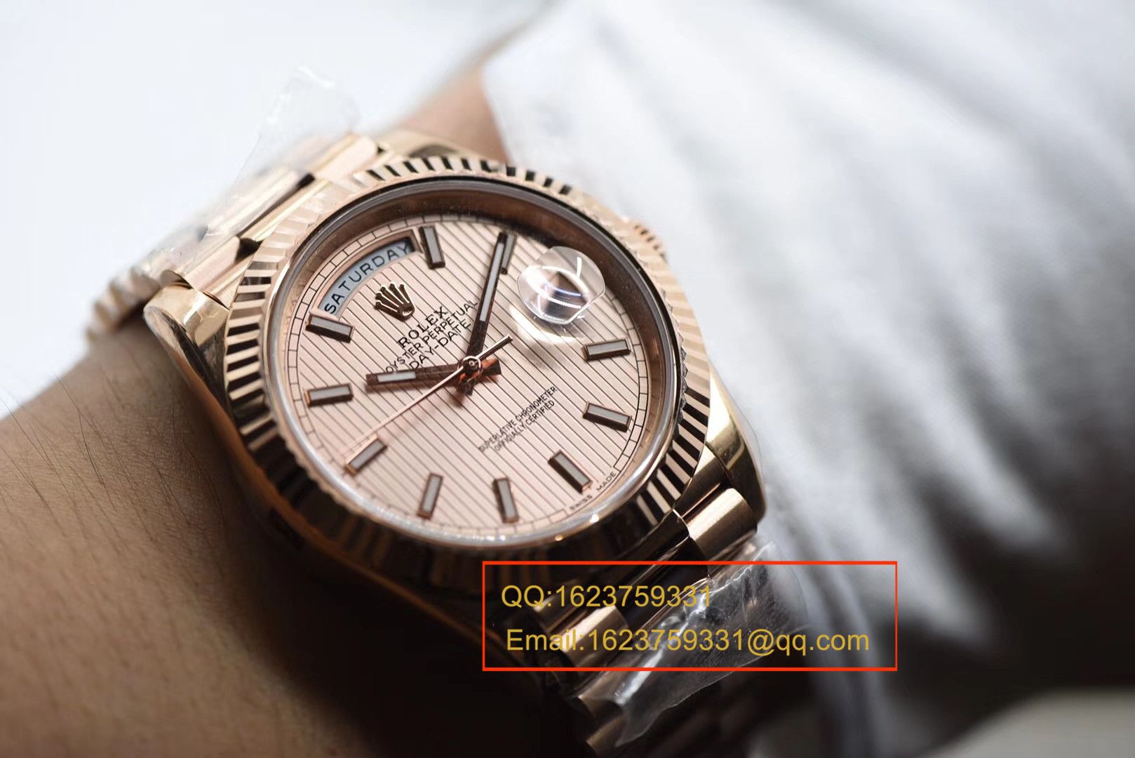 【 Video analysis N一比一超A高仿手表】 Rolex  Day-Date 型Day Date系列228235-83415 wrist watch  / RBE188