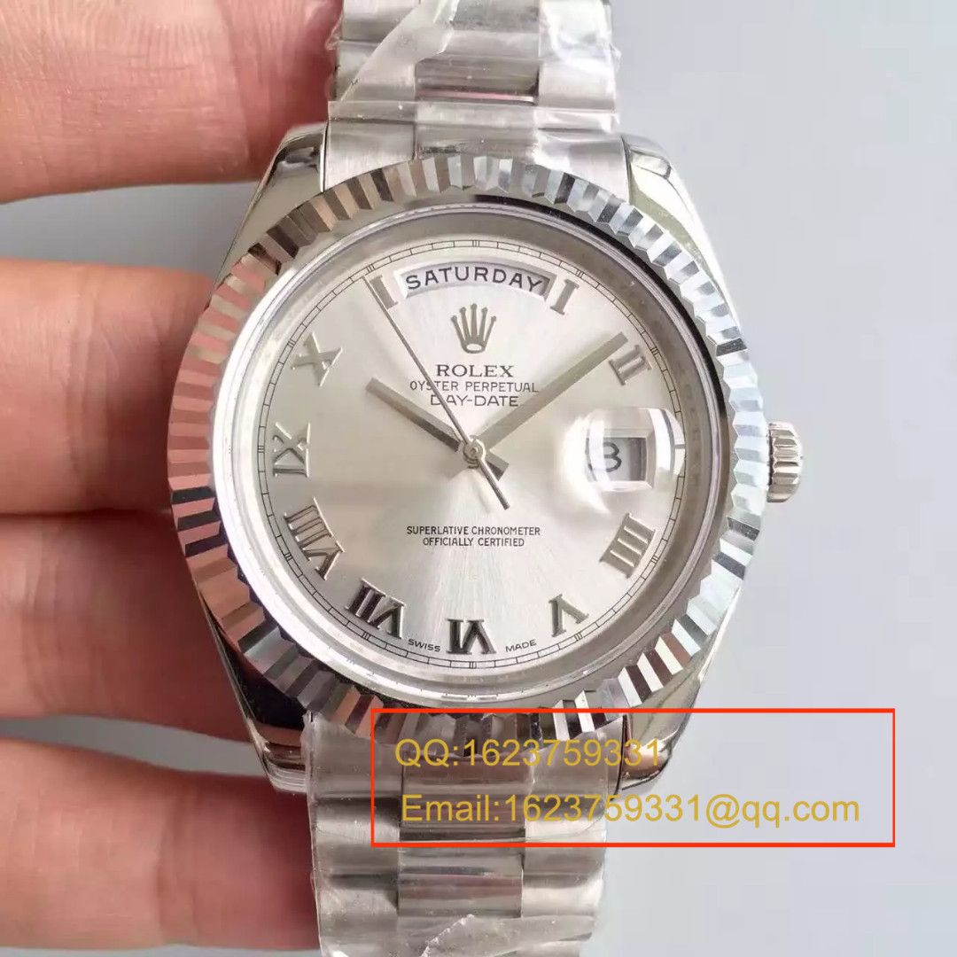 【N Factory 一比一 top 复刻高仿手表】 Rolex  Day-Date 型系列228239-黑盘机械 wrist watch  / RBE044
