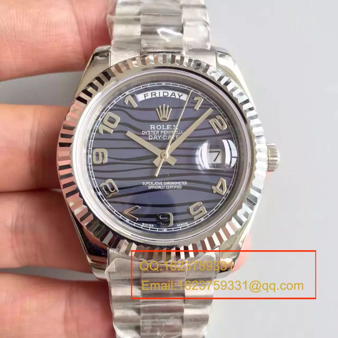 【N Factory 一比一 top 复刻高仿手表】 Rolex  Day-Date 型系列228239-黑盘机械 wrist watch  / RBE044