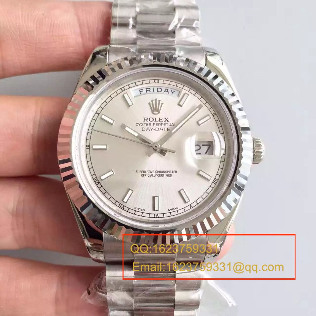 【N Factory 一比一 top 复刻高仿手表】 Rolex  Day-Date 型系列228239-黑盘机械 wrist watch  / RBE044