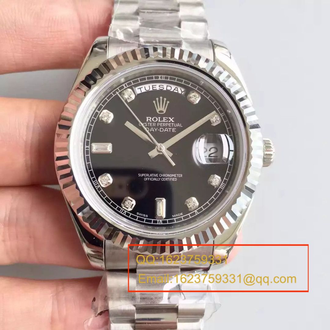 【N Factory 一比一 top 复刻高仿手表】 Rolex  Day-Date 型系列228239-黑盘机械 wrist watch  / RBE044